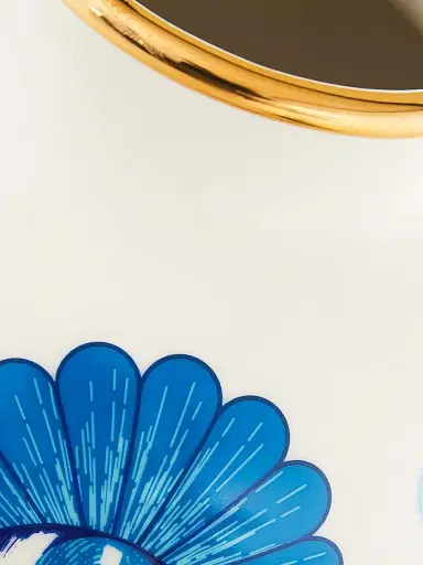 Jonathan Adler Druggist Urn Vase - Blue White Gold | Thumbnail 4 Jonathan Adler Druggist Urn Vase - Blue White Gold | Thumbnail 4