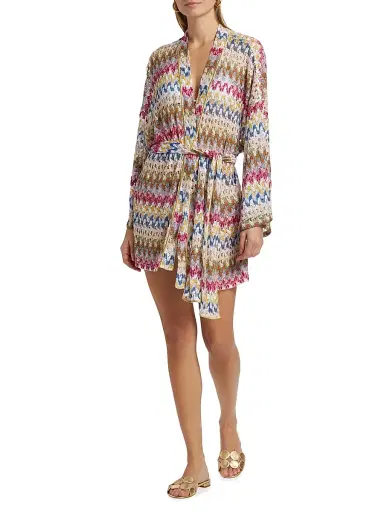 Missoni Women's Raschel Lace Cover-Up Shirtdress | Thumbnail 3 Missoni Women's Raschel Lace Cover-Up Shirtdress | Thumbnail 3