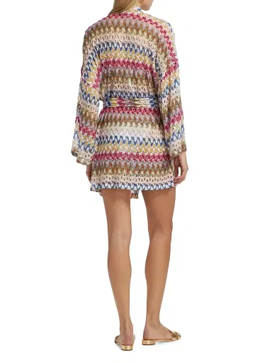 Missoni Women's Raschel Lace Cover-Up Shirtdress | Thumbnail 4 Missoni Women's Raschel Lace Cover-Up Shirtdress | Thumbnail 4