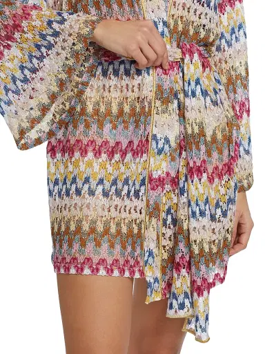 Missoni Women's Raschel Lace Cover-Up Shirtdress | Thumbnail 5 Missoni Women's Raschel Lace Cover-Up Shirtdress | Thumbnail 5