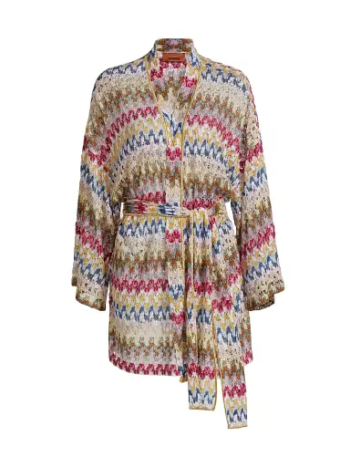 Missoni Women's Raschel Lace Cover-Up Shirtdress | Thumbnail 1 Missoni Women's Raschel Lace Cover-Up Shirtdress | Thumbnail 1