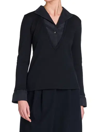 Giorgio Armani Women's Layered Top | Thumbnail 3 Giorgio Armani Women's Layered Top | Thumbnail 3