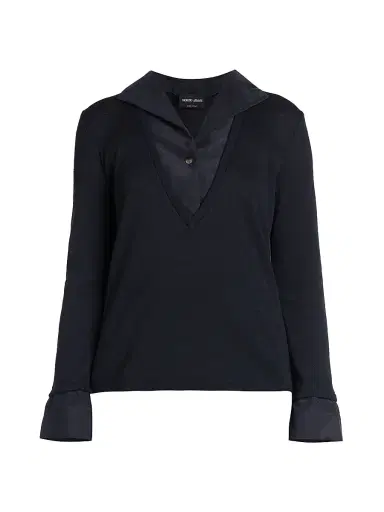 Giorgio Armani Women's Layered Top | Thumbnail 1 Giorgio Armani Women's Layered Top | Thumbnail 1