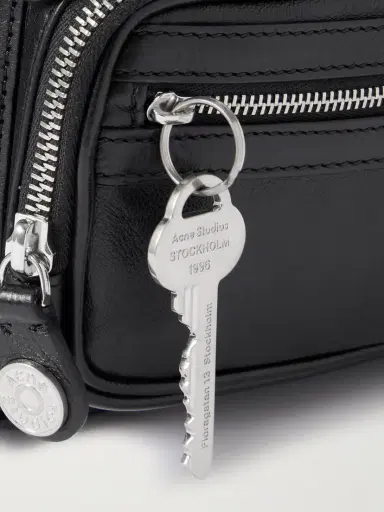 Acne Studios Camero Party Textured-leather Shoulder Bag | Thumbnail 4 Acne Studios Camero Party Textured-leather Shoulder Bag | Thumbnail 4