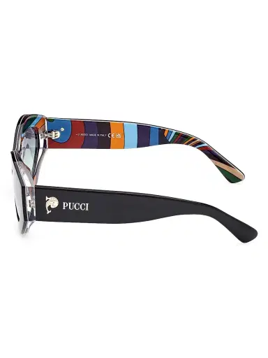 PUCCI Women's Gradient 54MM Oval Sunglasses - Blue Black | Thumbnail 3 PUCCI Women's Gradient 54MM Oval Sunglasses - Blue Black | Thumbnail 3