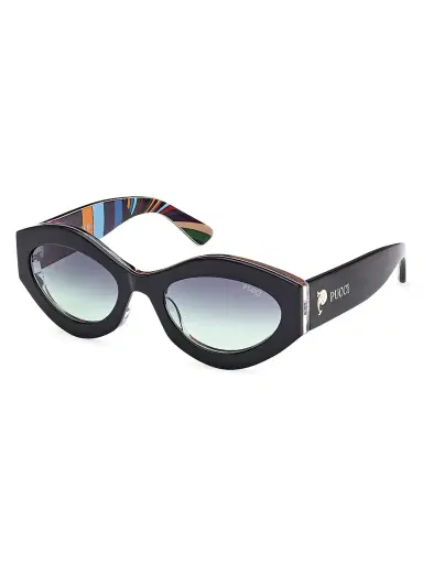 PUCCI Women's Gradient 54MM Oval Sunglasses - Blue Black | Thumbnail 1 PUCCI Women's Gradient 54MM Oval Sunglasses - Blue Black | Thumbnail 1