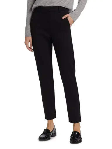 MM Max Mara Women's Effetto Jersey Trousers - Black | Thumbnail 3 MM Max Mara Women's Effetto Jersey Trousers - Black | Thumbnail 3