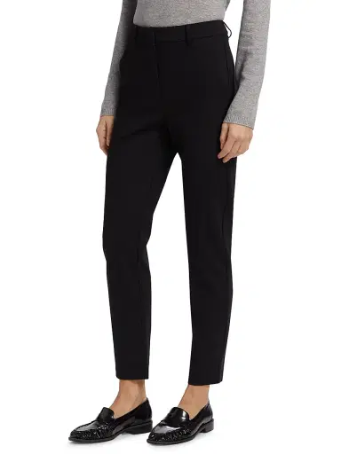 MM Max Mara Women's Effetto Jersey Trousers - Black | Thumbnail 4 MM Max Mara Women's Effetto Jersey Trousers - Black | Thumbnail 4