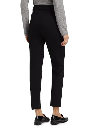 MM Max Mara Women's Effetto Jersey Trousers - Black | Thumbnail 5 MM Max Mara Women's Effetto Jersey Trousers - Black | Thumbnail 5