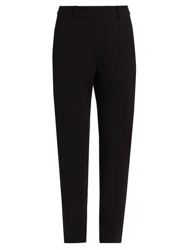 MM Max Mara Women's Effetto Jersey Trousers - Black | Thumbnail 1 MM Max Mara Women's Effetto Jersey Trousers - Black | Thumbnail 1