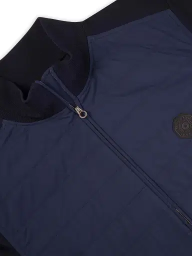 Stefano Ricci Men's Full Zip Sweater - Blue | Thumbnail 6 Stefano Ricci Men's Full Zip Sweater - Blue | Thumbnail 6