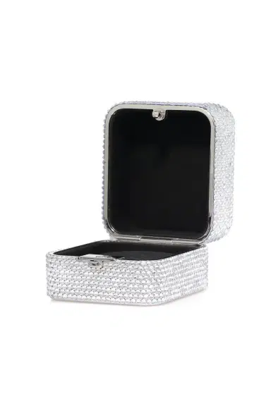 Judith Leiber Miniature Say Yes Bag - Silver | Thumbnail 6 Judith Leiber Miniature Say Yes Bag - Silver | Thumbnail 6