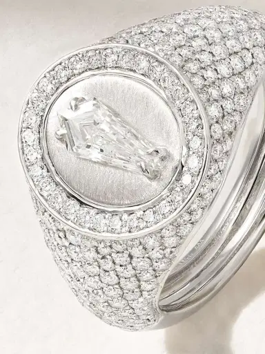 Kamyen Kite 18-karat White Gold Diamond Ring | Thumbnail 4 Kamyen Kite 18-karat White Gold Diamond Ring | Thumbnail 4