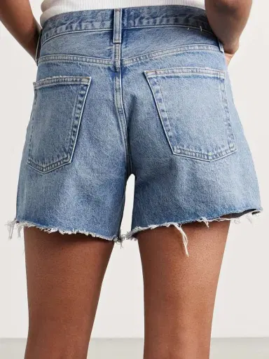 AGOLDE Parker Long Distressed Denim Shorts | Thumbnail 4 AGOLDE Parker Long Distressed Denim Shorts | Thumbnail 4