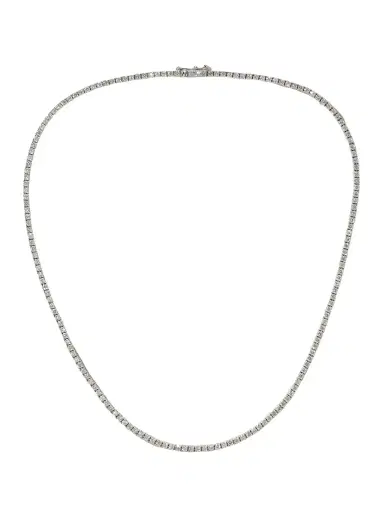 Jennifer Meyer Small Tennis 18-karat White Gold Diamond Necklace | Thumbnail 1 Jennifer Meyer Small Tennis 18-karat White Gold Diamond Necklace | Thumbnail 1