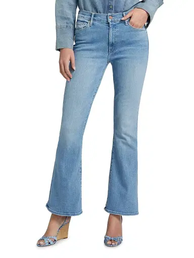 Mother Women's Weekender Mid-Rise Flare Ankle Jeans - Blessing In Disguise | Thumbnail 3 Mother Women's Weekender Mid-Rise Flare Ankle Jeans - Blessing In Disguise | Thumbnail 3