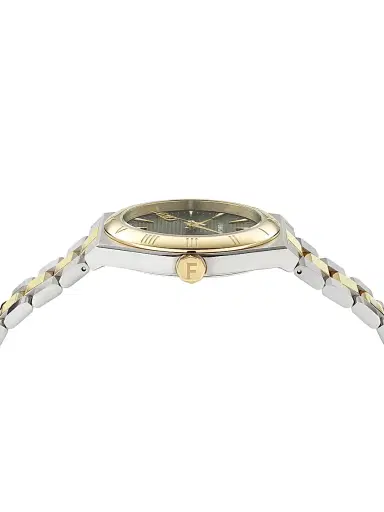 FERRAGAMO Men's Vega Upper East Stainless Steel Bracelet Watch/40MM - Two Tone Green | Thumbnail 2 FERRAGAMO Men's Vega Upper East Stainless Steel Bracelet Watch/40MM - Two Tone Green | Thumbnail 2