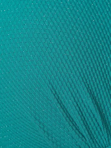 Change of Scenery Women's Gina Metallic Piqué Bikini Top - Jungle Green Metallic - Size Large | Thumbnail 6 Change of Scenery Women's Gina Metallic Piqué Bikini Top - Jungle Green Metallic - Size Large | Thumbnail 6