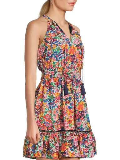 Change of Scenery Women's Emma Painted Petals Minidress | Thumbnail 4 Change of Scenery Women's Emma Painted Petals Minidress | Thumbnail 4