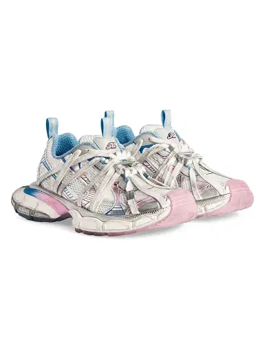 Balenciaga Women's 3XL Extreme Laces B Sneakers - White Multicolor - Size 11 | Thumbnail 2 Balenciaga Women's 3XL Extreme Laces B Sneakers - White Multicolor - Size 11 | Thumbnail 2