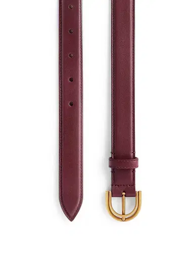 Balenciaga Women's Rodeo Belt - Burgundy - Size 34 | Thumbnail 1 Balenciaga Women's Rodeo Belt - Burgundy - Size 34 | Thumbnail 1