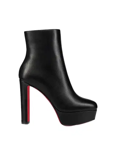 Christian Louboutin Women's Loo Booty 130MM Boots - Black - Size 10 | Thumbnail 1 Christian Louboutin Women's Loo Booty 130MM Boots - Black - Size 10 | Thumbnail 1
