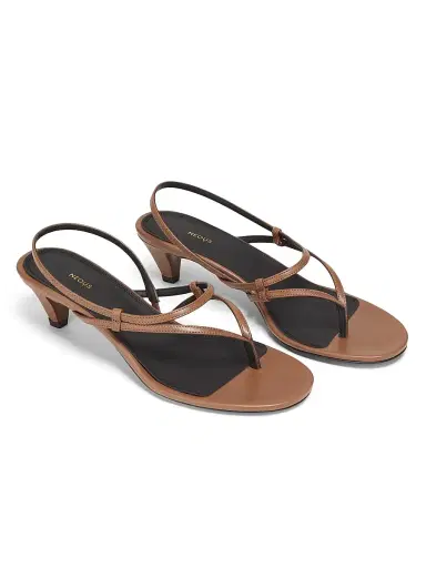 NEOUS Women's Safi Leather Slingback Sandals - Dark Taupe - Size 9 | Thumbnail 2 NEOUS Women's Safi Leather Slingback Sandals - Dark Taupe - Size 9 | Thumbnail 2