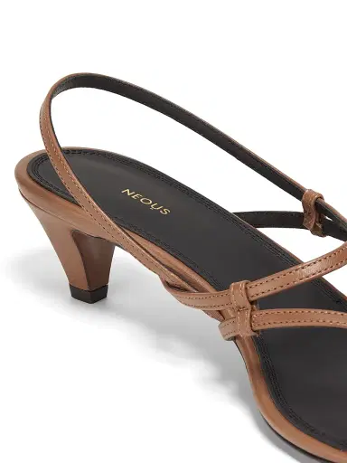 NEOUS Women's Safi Leather Slingback Sandals - Dark Taupe - Size 9 | Thumbnail 5 NEOUS Women's Safi Leather Slingback Sandals - Dark Taupe - Size 9 | Thumbnail 5