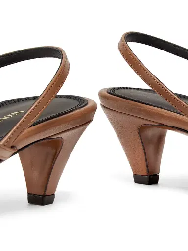 NEOUS Women's Safi Leather Slingback Sandals - Dark Taupe - Size 9 | Thumbnail 6 NEOUS Women's Safi Leather Slingback Sandals - Dark Taupe - Size 9 | Thumbnail 6
