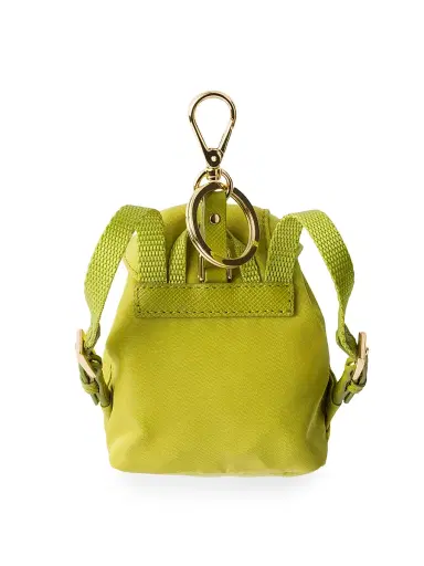 Prada Women's Mini Icon Re-Nylon Bag Charm - Green | Thumbnail 2 Prada Women's Mini Icon Re-Nylon Bag Charm - Green | Thumbnail 2