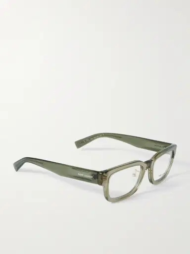 Saint Laurent Rectangular-Frame Acetate Optical Glasses - Men | Thumbnail 3 Saint Laurent Rectangular-Frame Acetate Optical Glasses - Men | Thumbnail 3