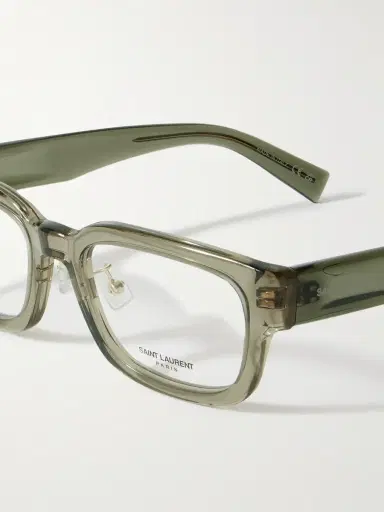 Saint Laurent Rectangular-Frame Acetate Optical Glasses - Men | Thumbnail 4 Saint Laurent Rectangular-Frame Acetate Optical Glasses - Men | Thumbnail 4