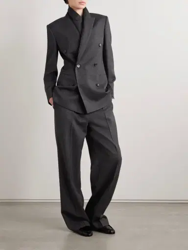 The Row Franny Double-breasted Wool Blazer | Thumbnail 2 The Row Franny Double-breasted Wool Blazer | Thumbnail 2