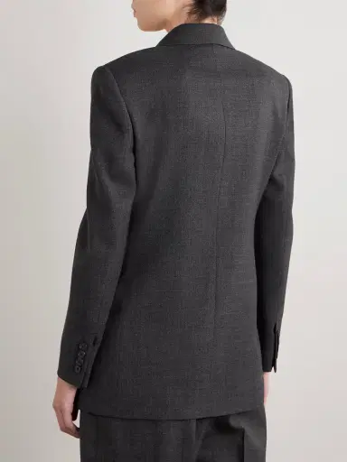 The Row Franny Double-breasted Wool Blazer | Thumbnail 4 The Row Franny Double-breasted Wool Blazer | Thumbnail 4