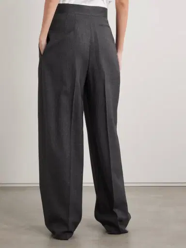 The Row Gordon Wool Wide-leg Pants | Thumbnail 4 The Row Gordon Wool Wide-leg Pants | Thumbnail 4