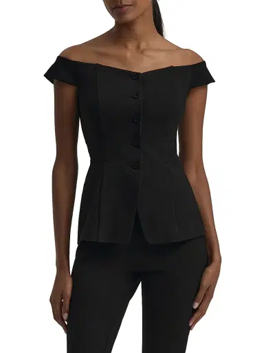Favorite Daughter Women's The One That I Want Top - Black | Thumbnail 4 Favorite Daughter Women's The One That I Want Top - Black | Thumbnail 4