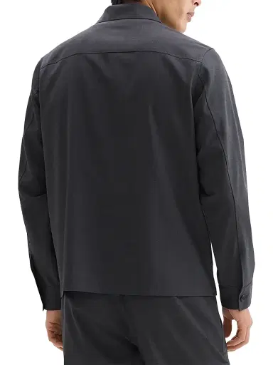 Theory Men's Zip Wool-Blend Overshirt | Thumbnail 5 Theory Men's Zip Wool-Blend Overshirt | Thumbnail 5
