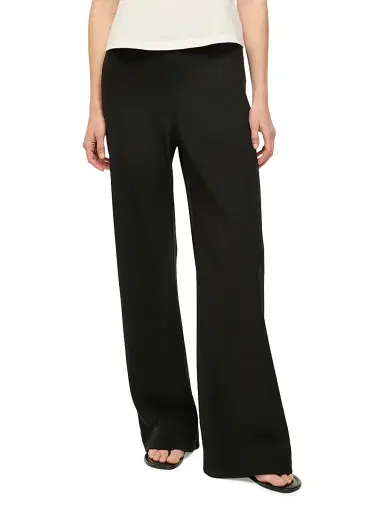 Staud Women's Stroll Wide-Leg Pants - Black - Size Large | Thumbnail 3 Staud Women's Stroll Wide-Leg Pants - Black - Size Large | Thumbnail 3
