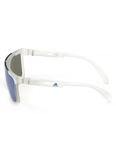 Adidas Men's Injected Shield Sunglasses - White | Thumbnail 6 Adidas Men's Injected Shield Sunglasses - White | Thumbnail 6