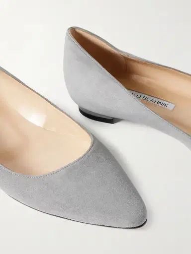 Manolo Blahnik Bb Suede Ballet Flats | Thumbnail 4 Manolo Blahnik Bb Suede Ballet Flats | Thumbnail 4