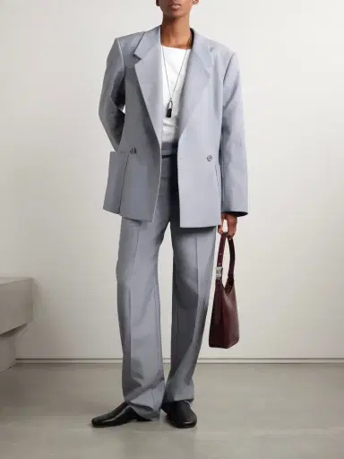 Lemaire Belted Woven Straight-leg Pants | Thumbnail 2 Lemaire Belted Woven Straight-leg Pants | Thumbnail 2