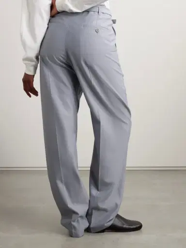 Lemaire Belted Woven Straight-leg Pants | Thumbnail 4 Lemaire Belted Woven Straight-leg Pants | Thumbnail 4