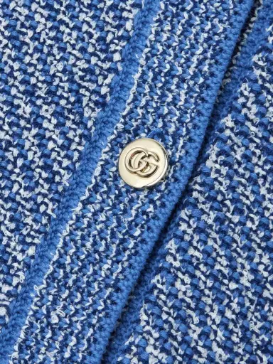Gucci Striped Cotton-blend Bouclé Cardigan | Thumbnail 5 Gucci Striped Cotton-blend Bouclé Cardigan | Thumbnail 5