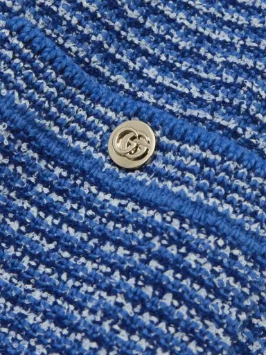 Gucci Striped Cotton-blend Bouclé Mini Dress | Thumbnail 5 Gucci Striped Cotton-blend Bouclé Mini Dress | Thumbnail 5