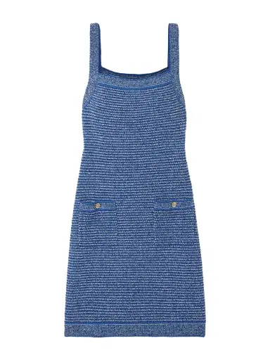 Gucci Striped Cotton-blend Bouclé Mini Dress | Thumbnail 1 Gucci Striped Cotton-blend Bouclé Mini Dress | Thumbnail 1