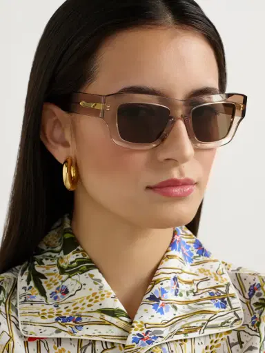 Bottega Veneta Eyewear Square-frame Acetate Sunglasses | Thumbnail 2 Bottega Veneta Eyewear Square-frame Acetate Sunglasses | Thumbnail 2