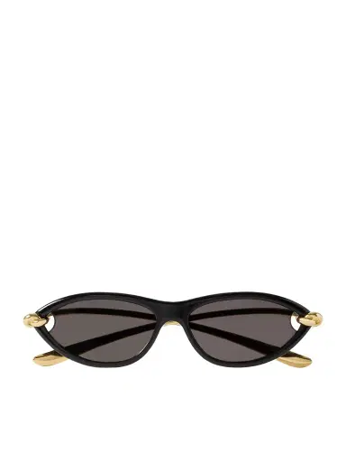 Bottega Veneta Eyewear New Knot Cat-eye Acetate And Gold-tone Sunglasses | Thumbnail 1 Bottega Veneta Eyewear New Knot Cat-eye Acetate And Gold-tone Sunglasses | Thumbnail 1