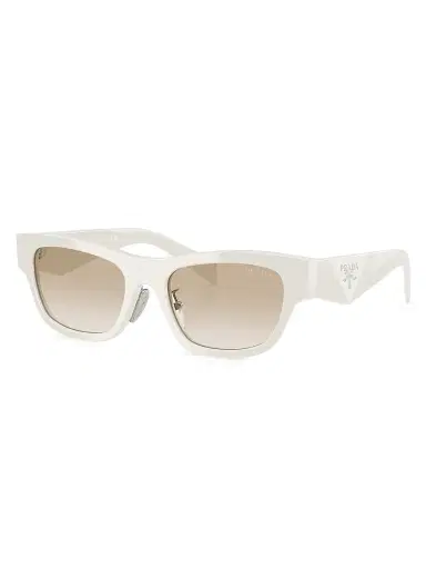 Prada Women's 53MM Rectangular Sunglasses - White Grey Gradient | Thumbnail 1 Prada Women's 53MM Rectangular Sunglasses - White Grey Gradient | Thumbnail 1