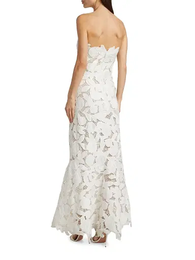 Simkhai Women's Valletta Bustier Midi-Dress - White Multi - Size 14 | Thumbnail 5 Simkhai Women's Valletta Bustier Midi-Dress - White Multi - Size 14 | Thumbnail 5