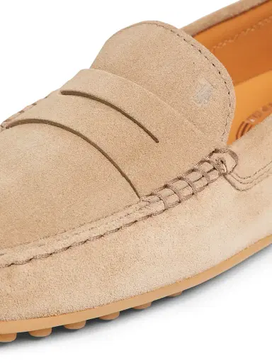 Tod's Women's City Suede Driving Shoes - Tabacco Chiaro - Size 11.5 | Thumbnail 6 Tod's Women's City Suede Driving Shoes - Tabacco Chiaro - Size 11.5 | Thumbnail 6